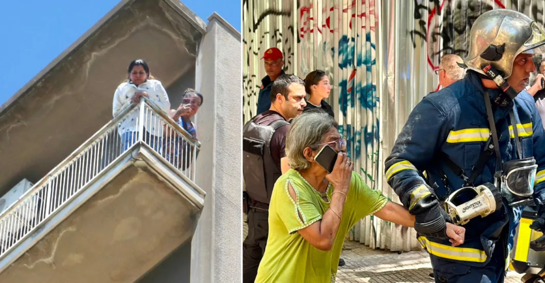 Απεγκλωβίστηκαν οι ένοικοι από τη φωτιά στο ξενοδοχείο στην Ομόνοια, μαρτυρίες ότι προκλήθηκε από ηλεκτρικό πατίνι που εξερράγη Απεγκλωβίστηκαν οι ένοικοι από τη φωτιά στο ξενοδοχείο στην Ομόνοια, μαρτυρίες ότι προκλήθηκε από ηλεκτρικό πατίνι που εξερράγη