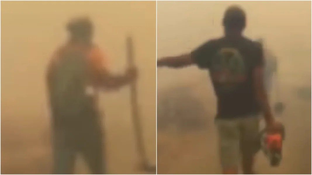 «Πάμε πρέπει να φύγουμε»: Συγκλονιστικό βίντεο από την Πάρο με πυροσβέστες να δίνουν μάχη με τις φλόγες «Πάμε πρέπει να φύγουμε»: Συγκλονιστικό βίντεο από την Πάρο με πυροσβέστες να δίνουν μάχη με τις φλόγες