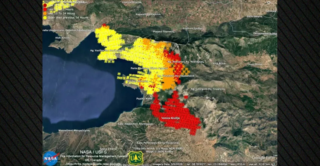 «Mega fire» η πυρκαγιά της Αττικοβοιωτίας: Δείτε χάρτη από δορυφόρο με τα ενεργά μέτωπα «Mega fire» η πυρκαγιά της Αττικοβοιωτίας: Δείτε χάρτη από δορυφόρο με τα ενεργά μέτωπα
