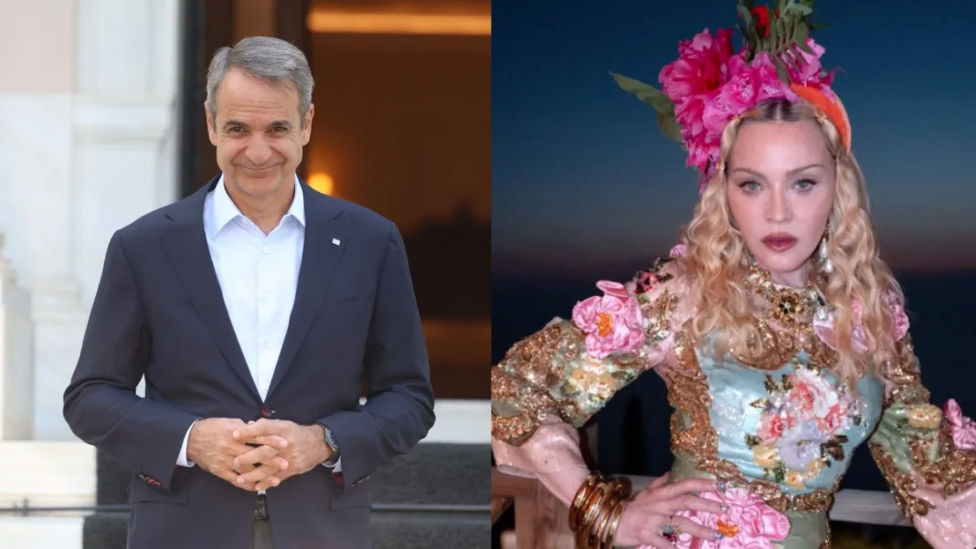 Ο Μητσοτάκης ευχήθηκε «χρόνια πολλά» στην Μαντόνα και την προέτρεψε να έρθει ξανά στην Ελλάδα Ο Μητσοτάκης ευχήθηκε «χρόνια πολλά» στην Μαντόνα και την προέτρεψε να έρθει ξανά στην Ελλάδα