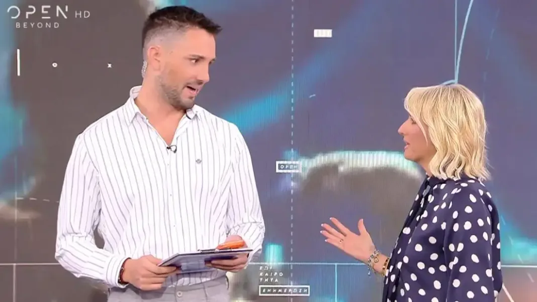 Απών και σήμερα ο Στραβελάκης από το OPEN – Στα άκρα η σχέση του με την Κατερίνα Παπακωστοπούλου Απών και σήμερα ο Στραβελάκης από το OPEN – Στα άκρα η σχέση του με την Κατερίνα Παπακωστοπούλου